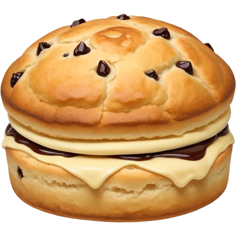 just one scone, with no layers or filling in the middle emoji