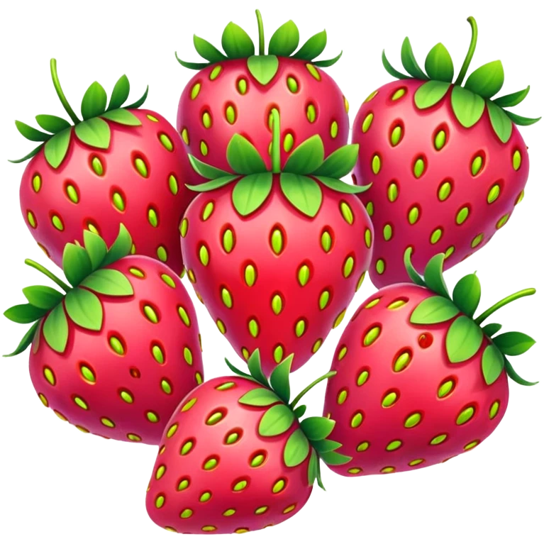 rainbow strawberries emoji