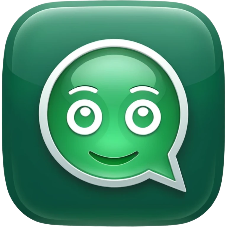 create image of the icon of watsup emoji