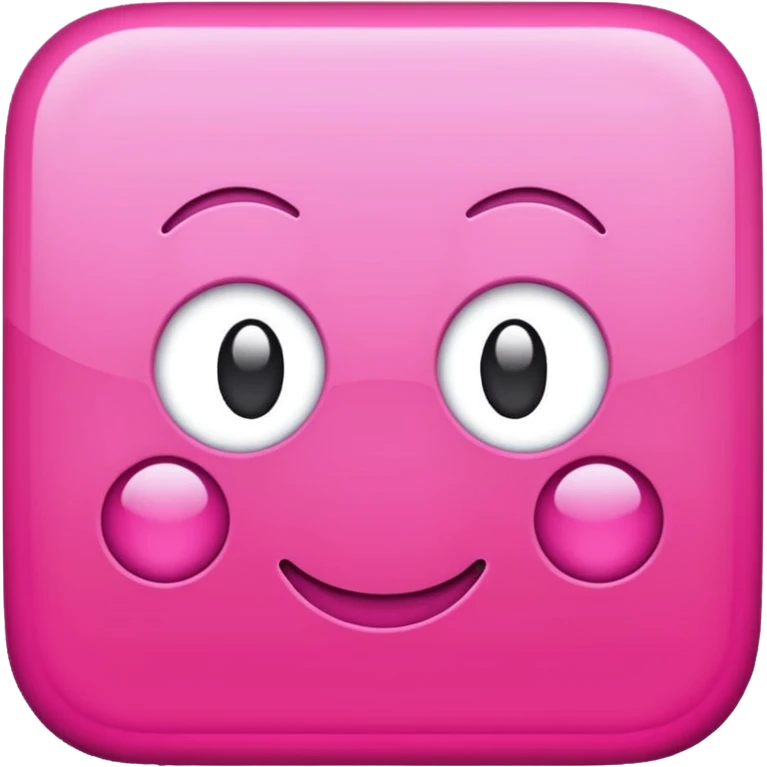 Pink  emoji