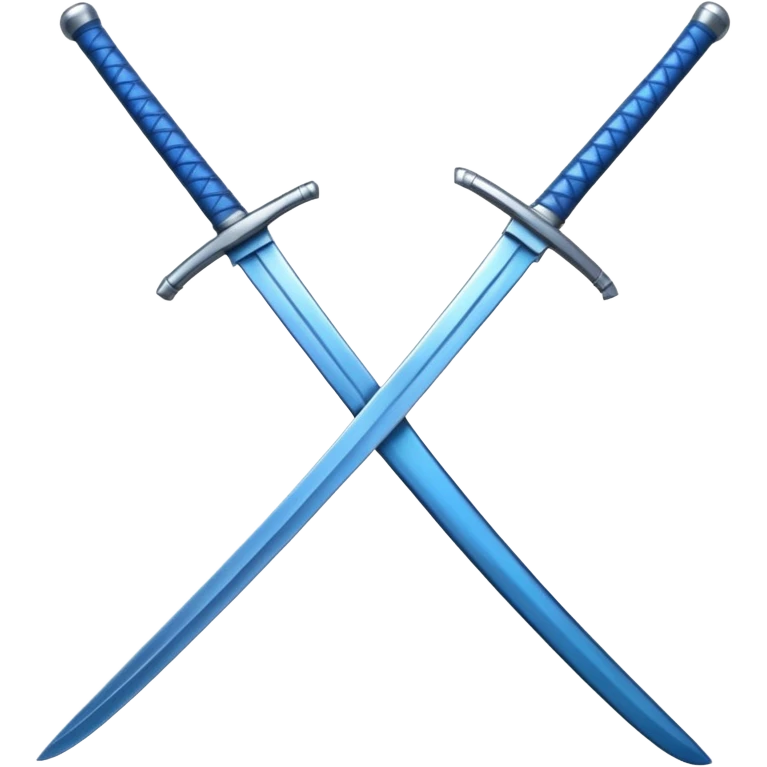 blue katana emoji