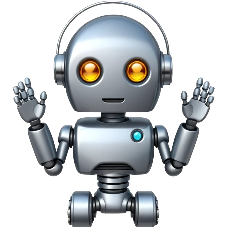 Drop robot emoji