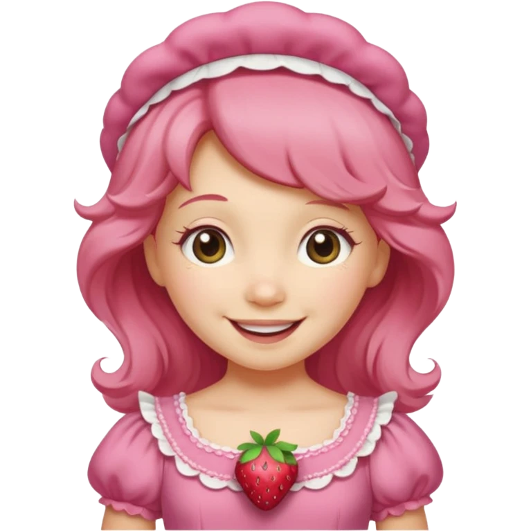 Çilek kız emoji
