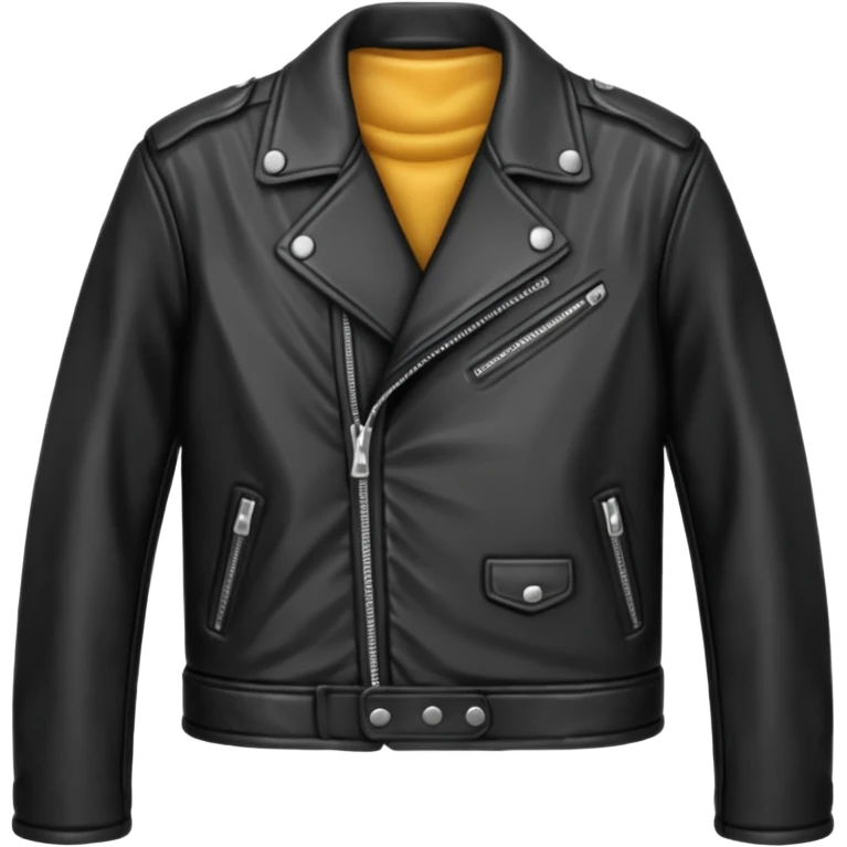 leather black  jacket emoji