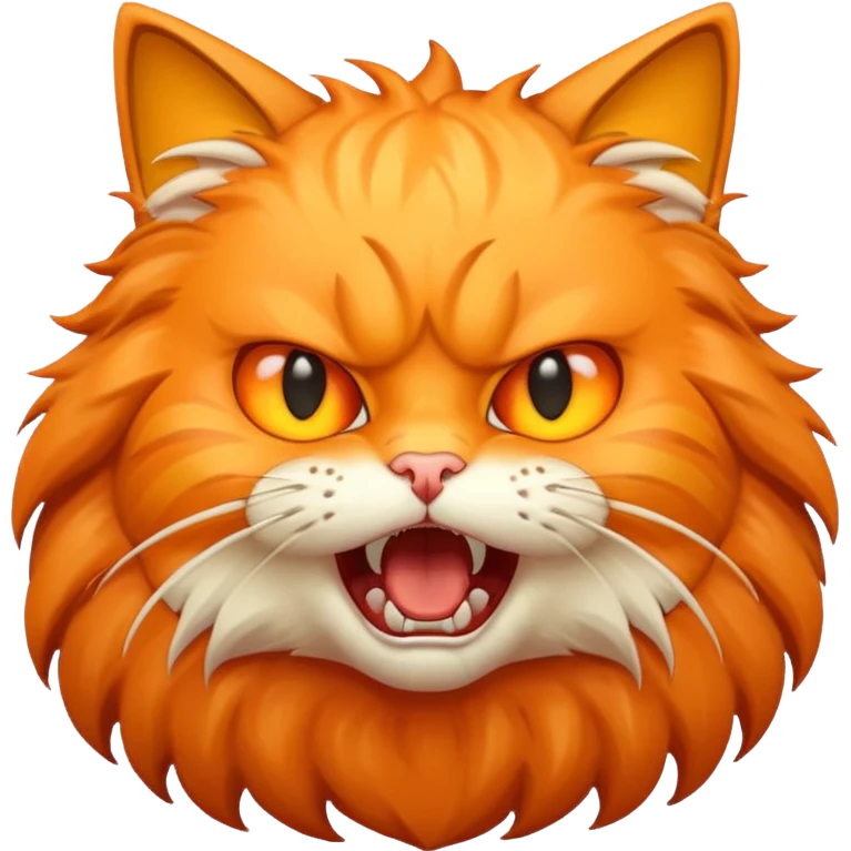 Cat roar  emoji