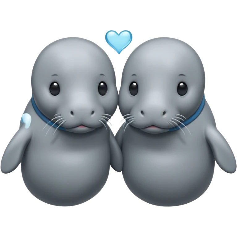 love couple manatee emoji