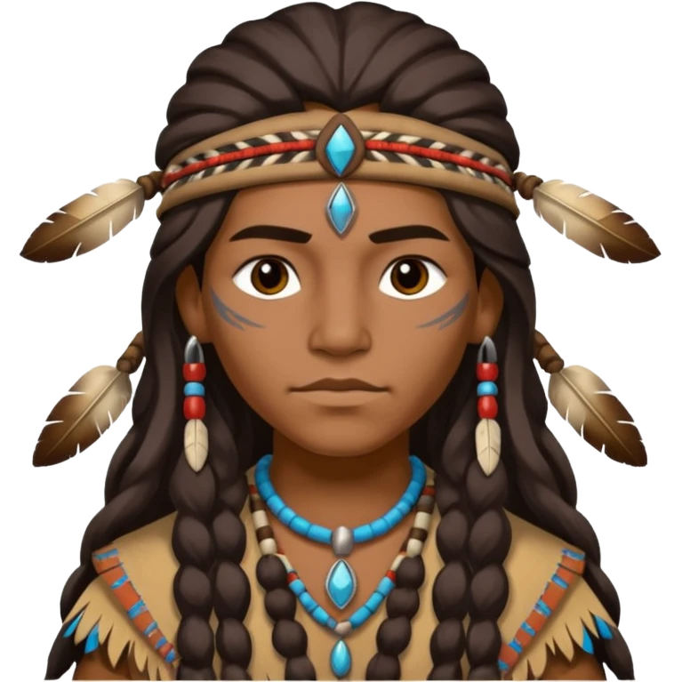 hemstar in a Native American costume emoji