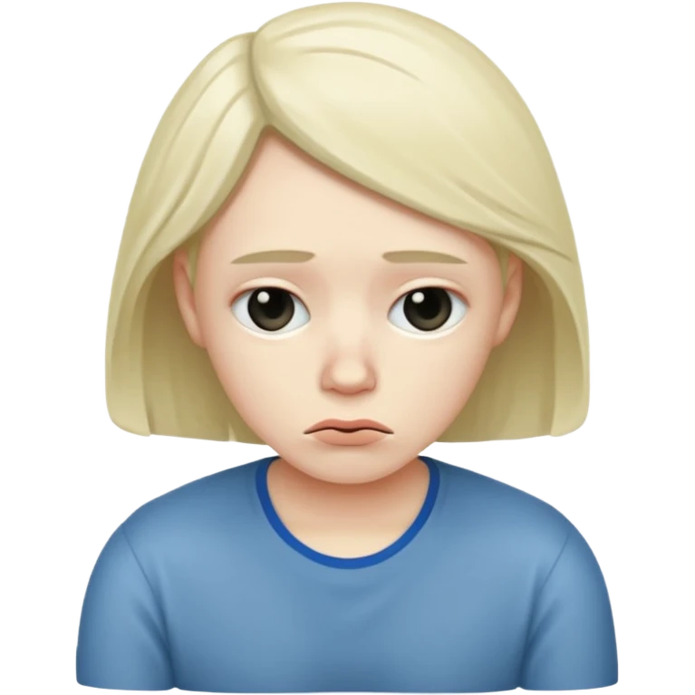 Human slouching emoji
