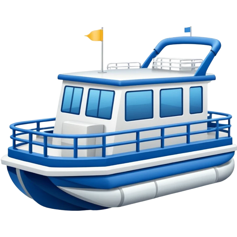 pontoon boat icon emoji