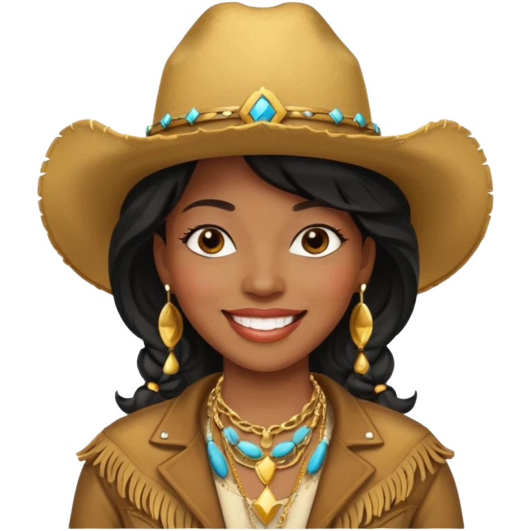 covboy black woman emoji