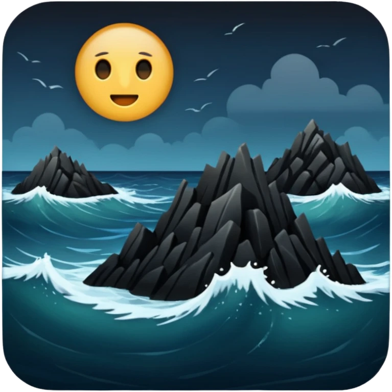 black sea emoji