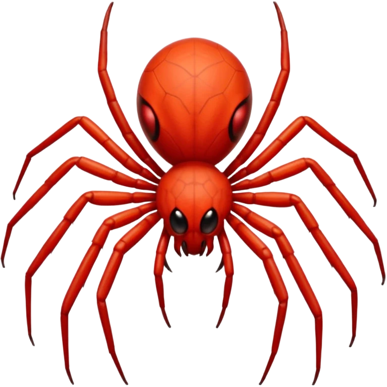 The red thread  weaver spider emoji