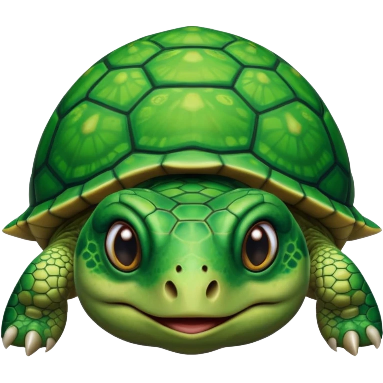 The turtle rolled her eyes emoji