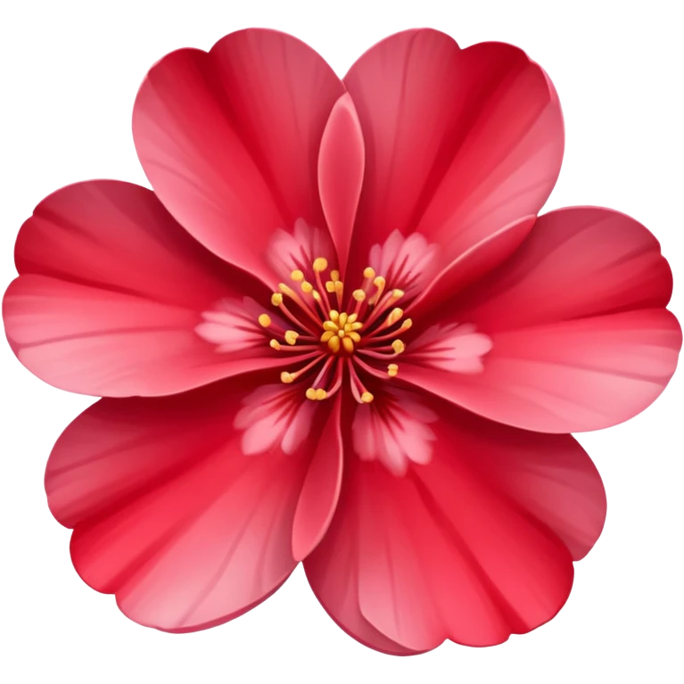 Red sakura emoji