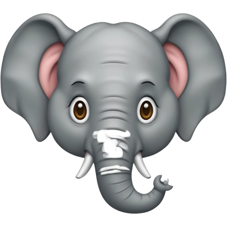 super sad elephant emoji