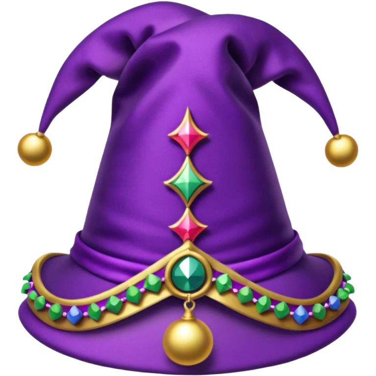purple jester hat emoji