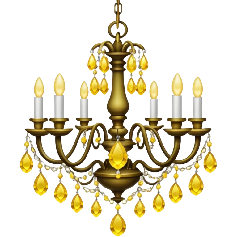 chandelier yellow emoji