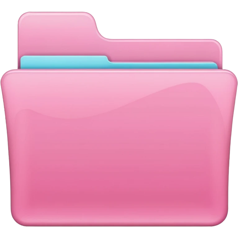 Empty Pink folder emoji emoji