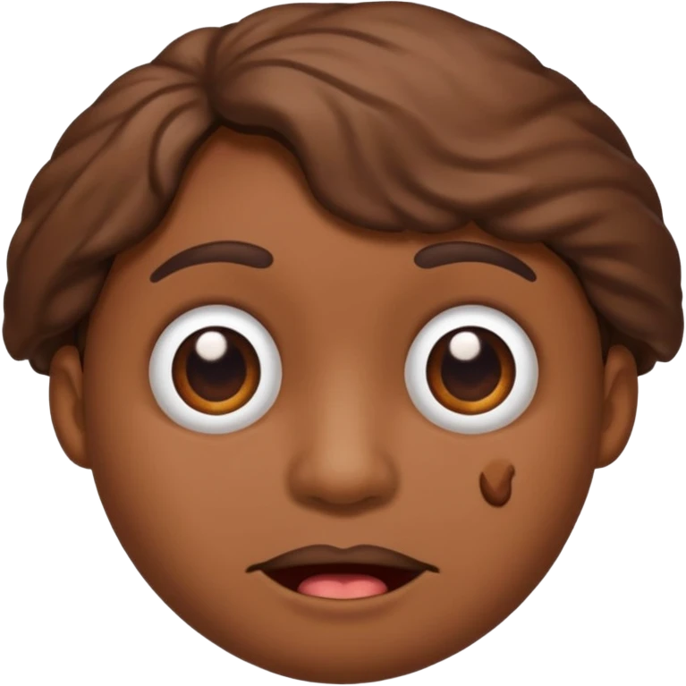 Poop face emoji