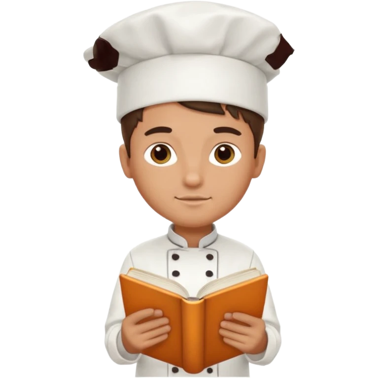 chef reading book emoji