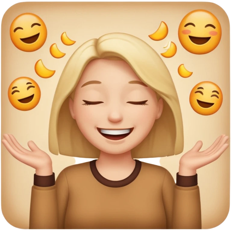 holding in laugh emoji