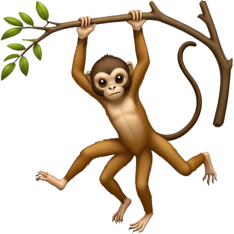 Spider monkey emoji