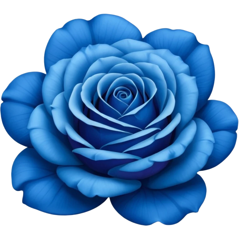 Blue rose emoji