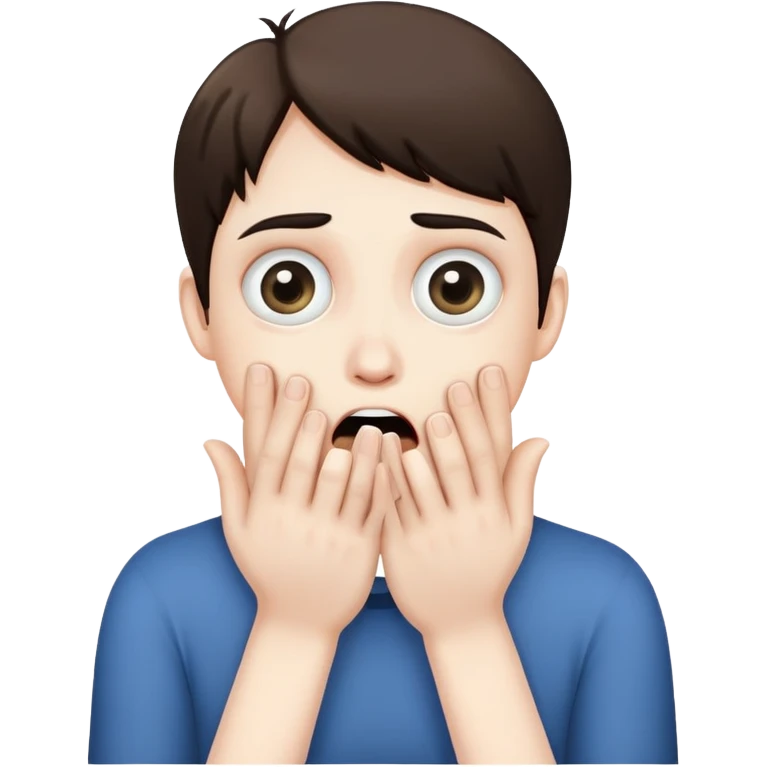 Freaking out  emoji