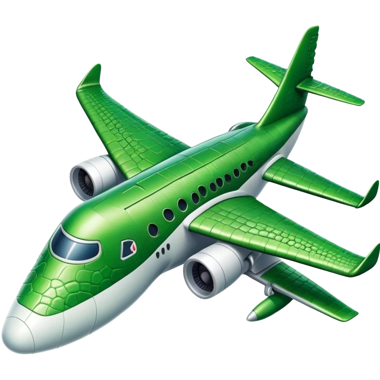crocodile that is an airplane  emoji