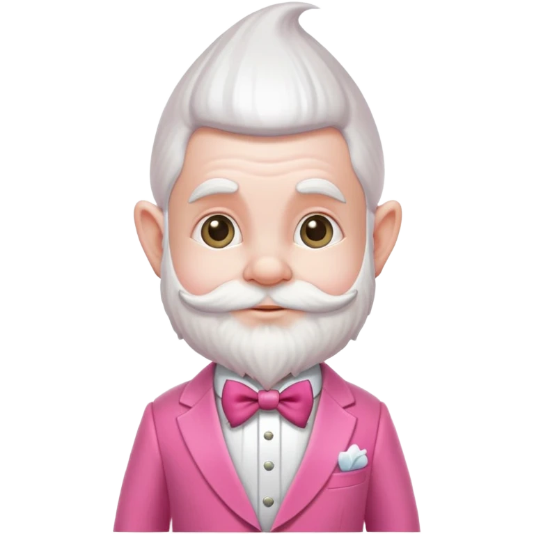 Гном в розовом смокинге emoji