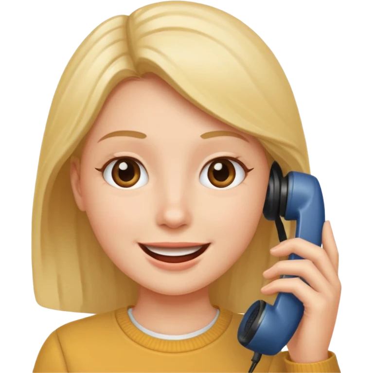 llamando  emoji