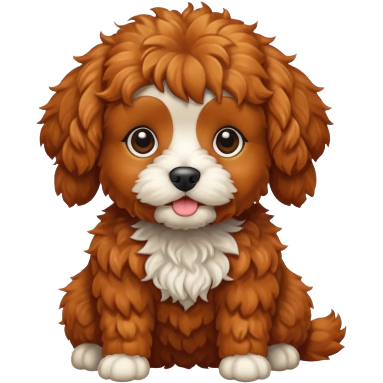 Red cavapoo emoji