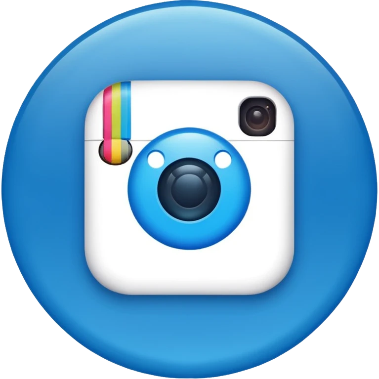 Instagram Blue Tik emoji