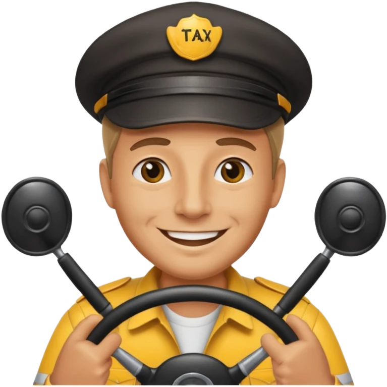 Taxi driver emoji