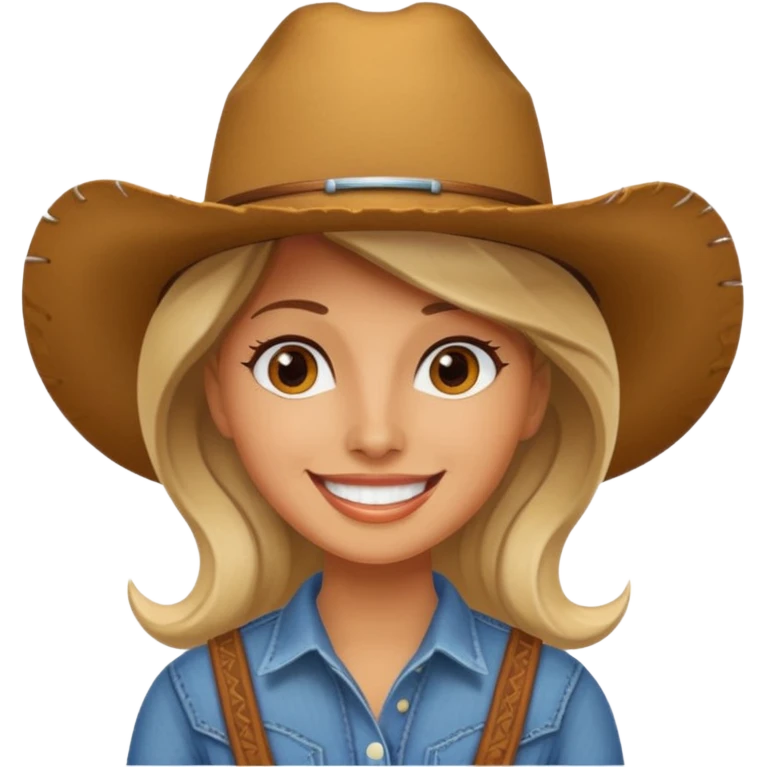 covboy woman emoji