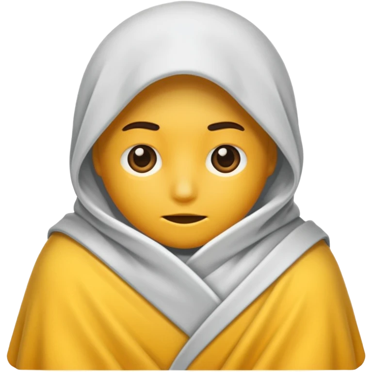 blanketed human emoji