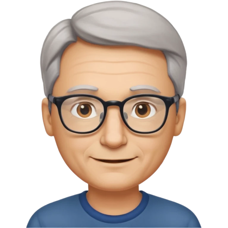선생님 챗봇에 쓸 프로필 이모지 작게, 중후한 남자로  emoji