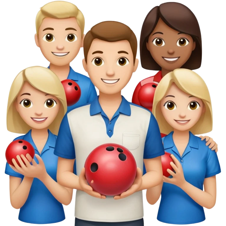 Gays bowling emoji