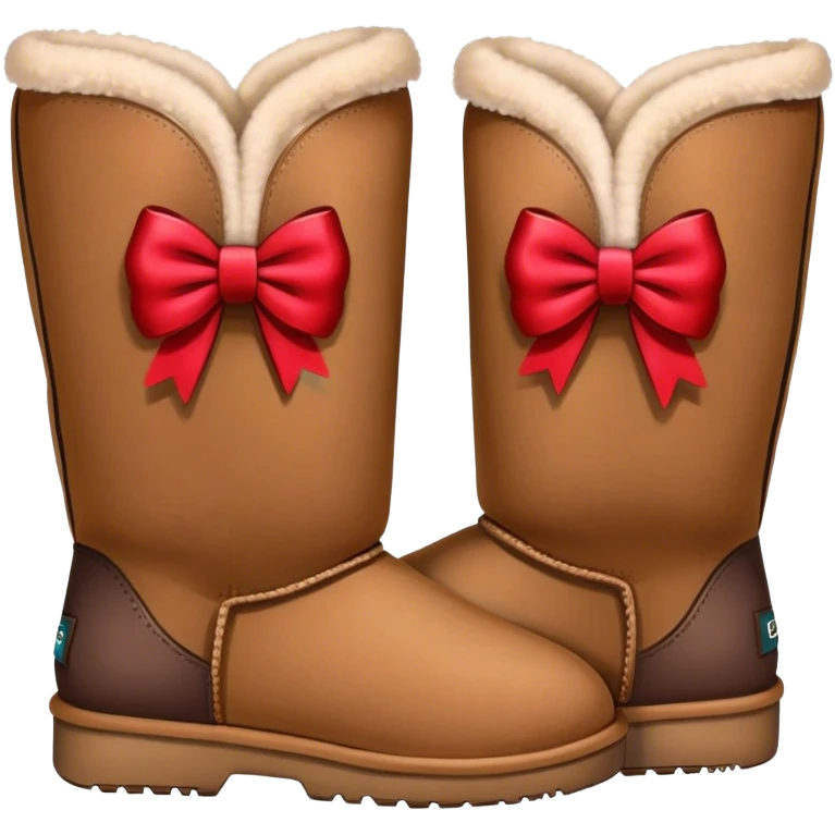 uggs with bow emoji