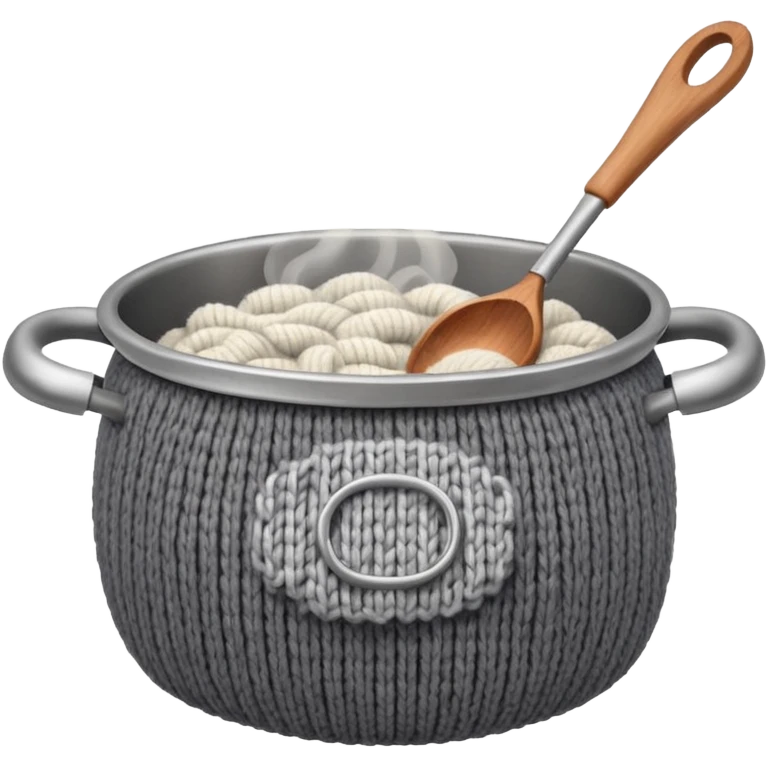 cooking pot cozy    emoji