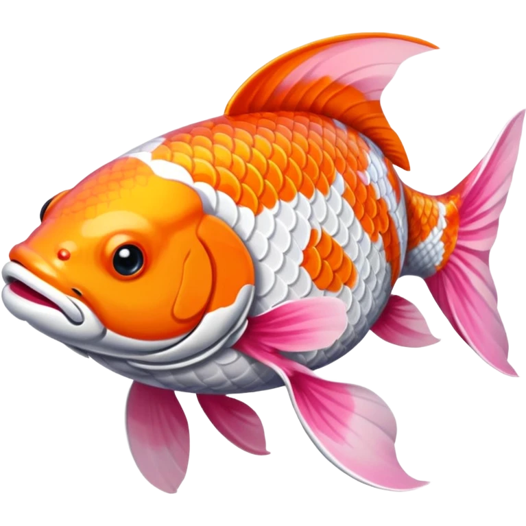 peixe koi rosa emoji