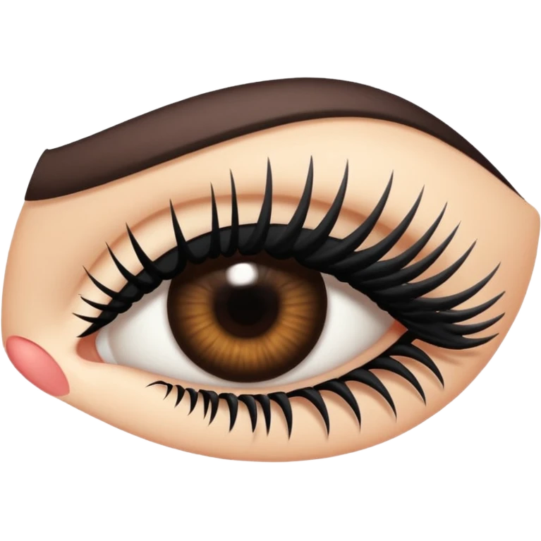 Batting eyelashes emoji