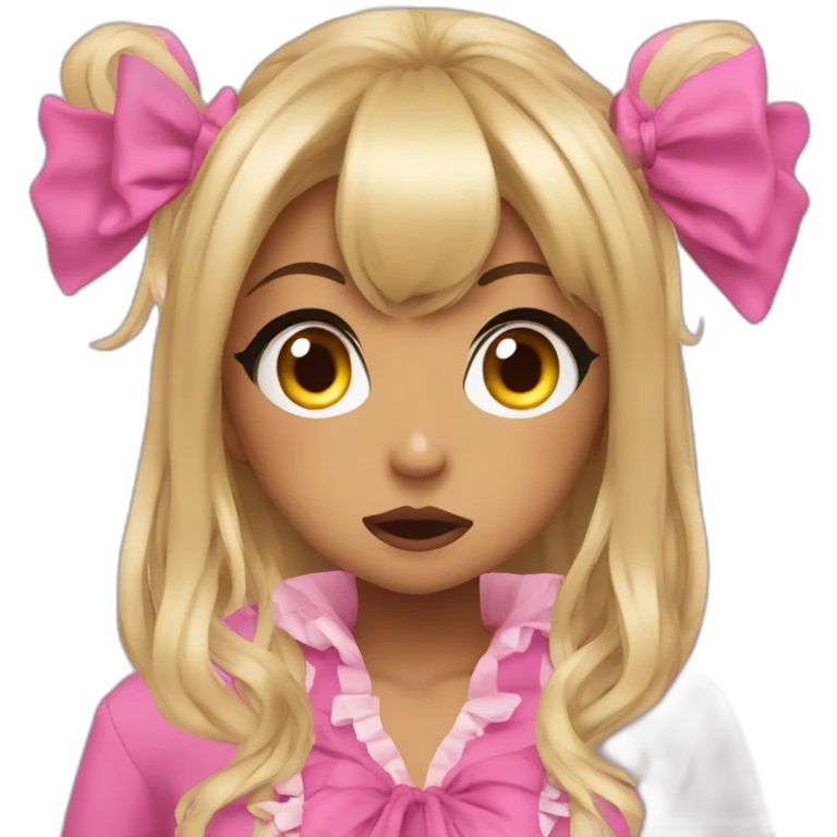 Gyaru shocked emoji