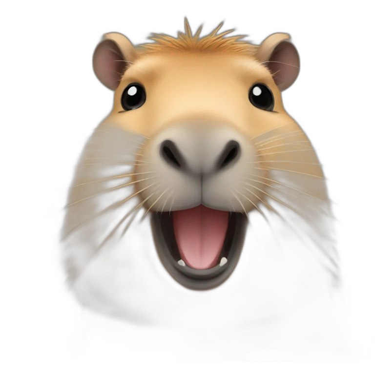 Happy capybara emoji