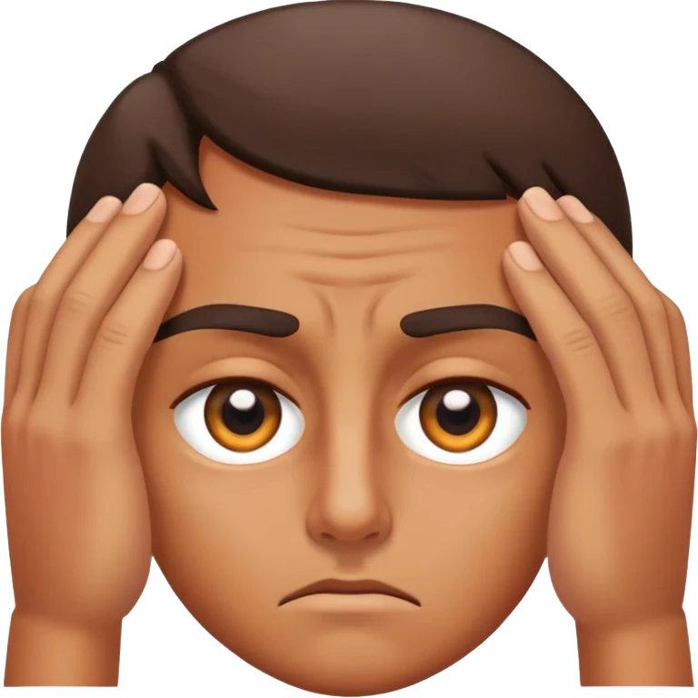 Натянутый глаз на жепу emoji