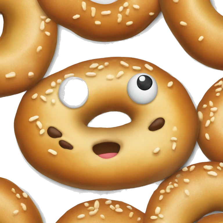 Bagel wrh izza  emoji
