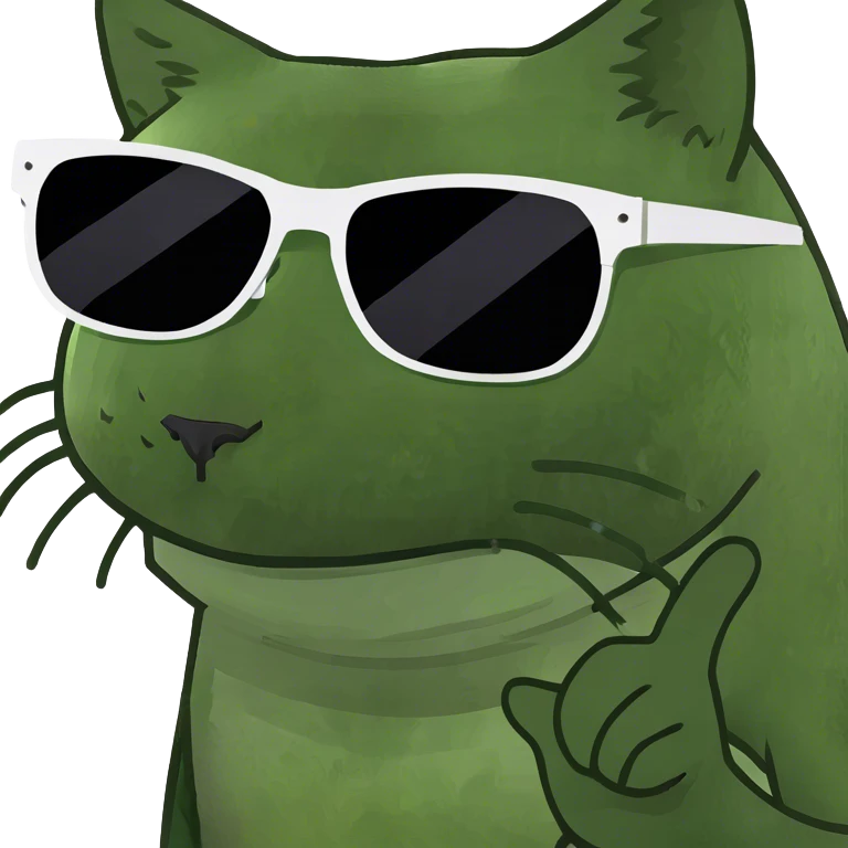 Cat as a sun  emoji