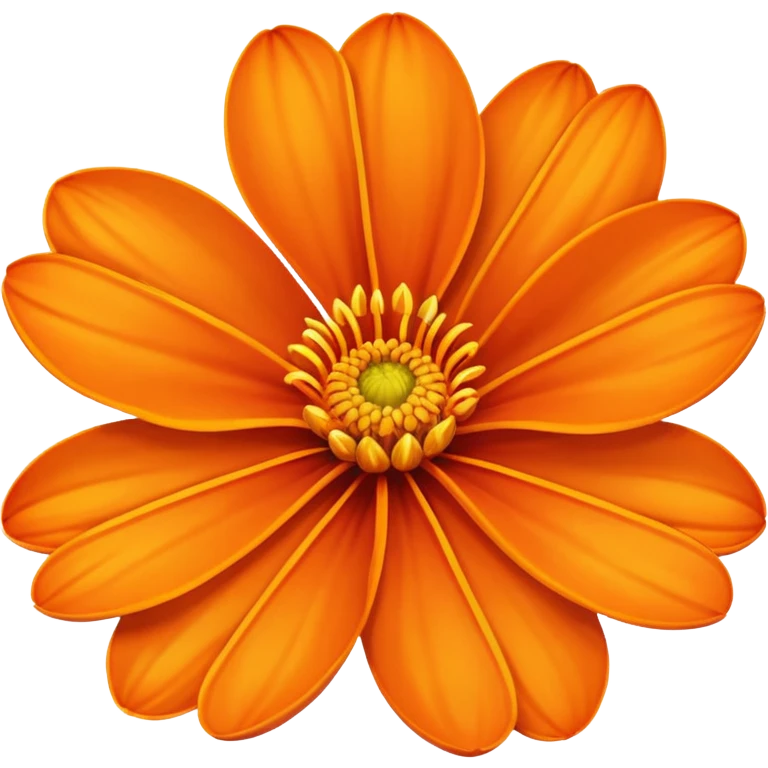 orange flower emoji