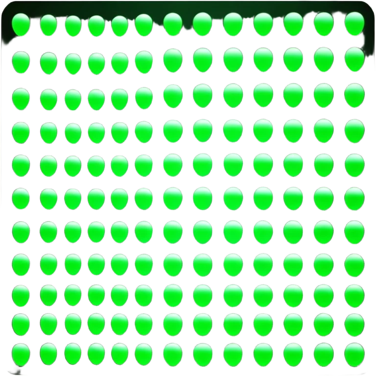 matrix green binary flowing emoji