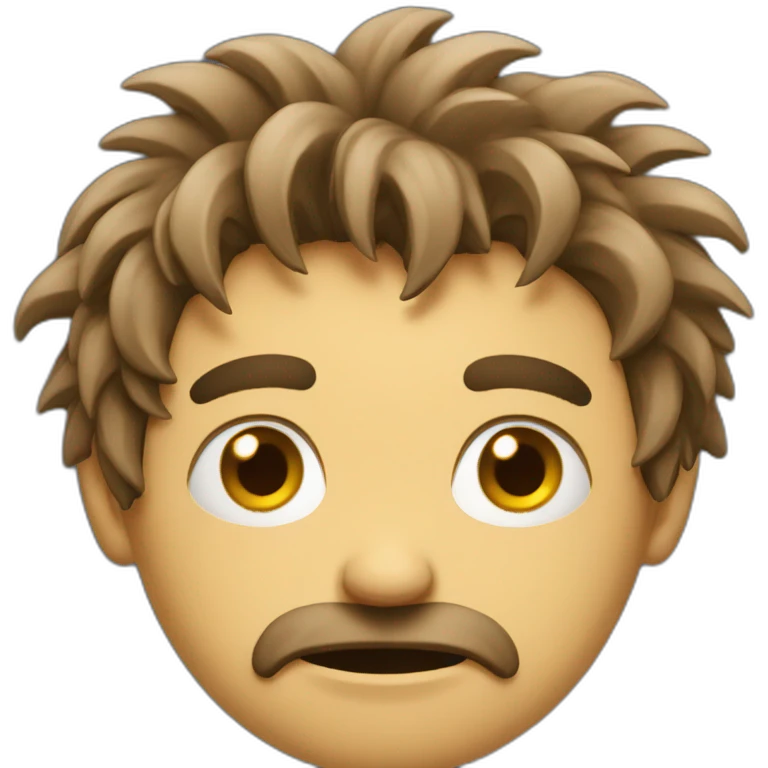 frazzled man emoji
